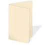 Preview: Faltkarte 240g/m² DIN A7 in creme
