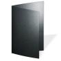 Doppelkarte - Faltkarte blanko 250g/m² DIN A6 in metallic anthrazit