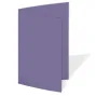 Preview: Faltkarte 240g/m² DIN A7 in violett