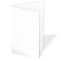 Preview: Doppelkarte - Faltkarte 240g/m² DIN A5 in weiss
