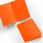 Preview: Doppelkarte - Faltkarte 240g/m² DIN A6 in orange