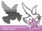 Preview: Kulricke Stanzschablone "Friedenstaube" Craft Die | Stanze