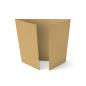 Altarfalz-Karte quadratisch (14,8x14,8cm) 220g/m² in kraft sand