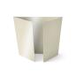 Altarfalz-Karte quadratisch (14,8x14,8cm) 240g/m² in metallic ivory
