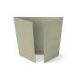 Altarfalz-Karte quadratisch (14,8x14,8cm) 220g/m² in kraft moosgrau