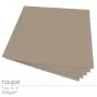 Cardstock "Premium" 12"x12"  220g/m² (30,5 x 30,5cm) in taupe