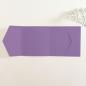 Pocketfold-Karte Quer-Format quadratisch (15x15) Struktur-Karton "Struktur Beerenlila" Basic Line