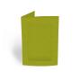 Passepartoutkarte rechteck 3-Fach DIN A6 in kraft grün
