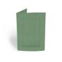 Passepartoutkarte rechteck 3-Fach DIN A6 in kraft salbei