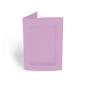 Passepartoutkarte rechteck 3-Fach DIN B6 in lavendel