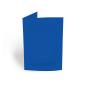 Passepartoutkarte rechteck 3-Fach DIN A6 in royalblau