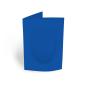 Passepartoutkarte oval 3-Fach DIN A6 in Royalblau