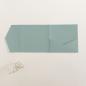 Preview: Pocketfold-Karte Quadrat (15x15) Premium-Karton "Eukalyptus" Exklusiv Line