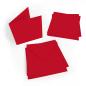 Preview: Faltkarte 15x15cm mit Briefumschlag 16x16cm in weihnachtsrot