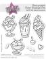 Preview: Kulricke Stempel "Eiscremezeit" 10x10cm Clear Stamp