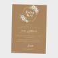 Preview: Patenbrief "Kraft White Roses" | Taufgeschenk | Taufe | Patengeschenk | personalisiert