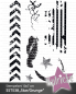 Preview: Kulricke Stempelset "Star/Grung" Clear Stamp Motiv-Stempel