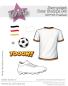 Preview: Kulricke Stempel "Fussball" 10x10cm Clear Stamp