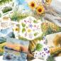 Preview: LaCreativ - Designpapier "Aquarell Wiesen und Weiden" Paper Pack 6x6" - 24 Bogen