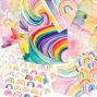 Preview: LaCreativ - Designpapier "Bunte Regenbogenwelt" Paper Pack 6x6" - 24 Bogen