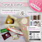 Preview: SET Sahnetorte Stanze Tortenstück, Stempelset "Sahnetorte" & Designpapier | Stanze