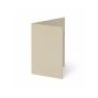 Trippelkarte - Leporello 250g/m² DIN A6 3-Fach in recycling kakao