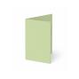 Trippelkarte - Leporello 250g/m² DIN A6 3-Fach in recycling kiwi