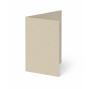 Trippelkarte - Leporello 250g/m² DIN B6 3-Fach in recycling kakao