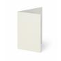 Trippelkarte - Leporello 250g/m² DIN B6 3-Fach in recycling wollweiss