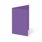 Trippelkarte - Leporello 220g/m² DIN B6 3-Fach in violett