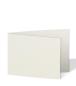 Doppelkarte - Faltkarte 250g/m² DIN B6 quer in recycling wollweiss