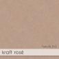 Preview: Trippelkarte - Leporello 220g/m² DIN A6 3-Fach in kraft rose