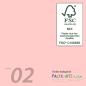 Preview: Passepartoutkarte rechteck 3-Fach DIN B6 in babypink