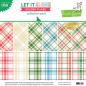 Preview: Lawn Fawn - Designpapier "Let It Shine Holiday Plaids" Collection Pack 12x12 Inch - 12 Bogen