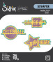 Preview: Sizzix - Stanzschablone "Word Wafers Birthday" Thinlits Craft Dies by Seth Apter