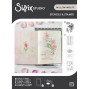 Preview: Sizzix - Schablone & Stempelset "Hummingbird and Orchids" Stencil & Clear Stamps by Willow Wolfe