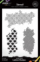 Preview: Arden Creative Studio - Schablone 6x8 Inch "Lattice Clusters" by Katie Pertiet Stencil