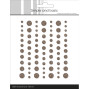 Preview: Simple and Basic - Glitter Enamel Dots "Coffee"