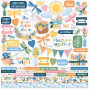 Preview: Echo Park - Aufkleber "Dragonfly" Element Sticker 12x12 Inch