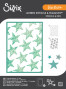 Preview: Sizzix - Schablone & Stanzen "Script Layering Stars" Stencil & Framelits Die - by Vicki Boutin