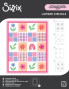 Preview: Sizzix - Schablone "Flowers & Stripe Pattern" Stencil Design by Letters by Shells