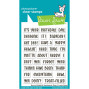 Preview: Lawn Fawn - Stempelset "Henry's Build-A-Sentiment Dog" Clear Stamp