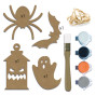 Preview: Aladine - "Halloween Shapes" DIY Deko Set MDF Formen