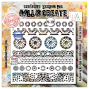 Preview: AALL and Create - Schablone 6x6 Inch "Tout En Frises "Stencil by Azoline