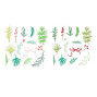 Preview: Sizzix - Stanzschablone & Stempelset "Winter Greenery" Thinlits Craft Dies & Clear Stamps by by Vicki Boutin