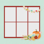 Preview: Simple Stories - Stanzteile "Pumpkins & Plaid" Simple Pages Pieces