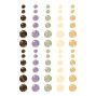 Preview: Simple Stories - Glitter Enamel Dots "Simple Vintage Lavender Fields" 60 Stück