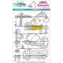 Preview: Carlijn Design - Stempelset "Vehicles 1" Clear Stamps