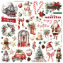 Preview: Simple Stories - Aufkleber "Simple Vintage Old-Fashioned Christmas" Chipboard Pieces