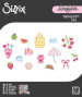 Preview: Sizzix - Stanzschablone "Picnic Treats" Thinlits Craft Dies by Letters by Shells